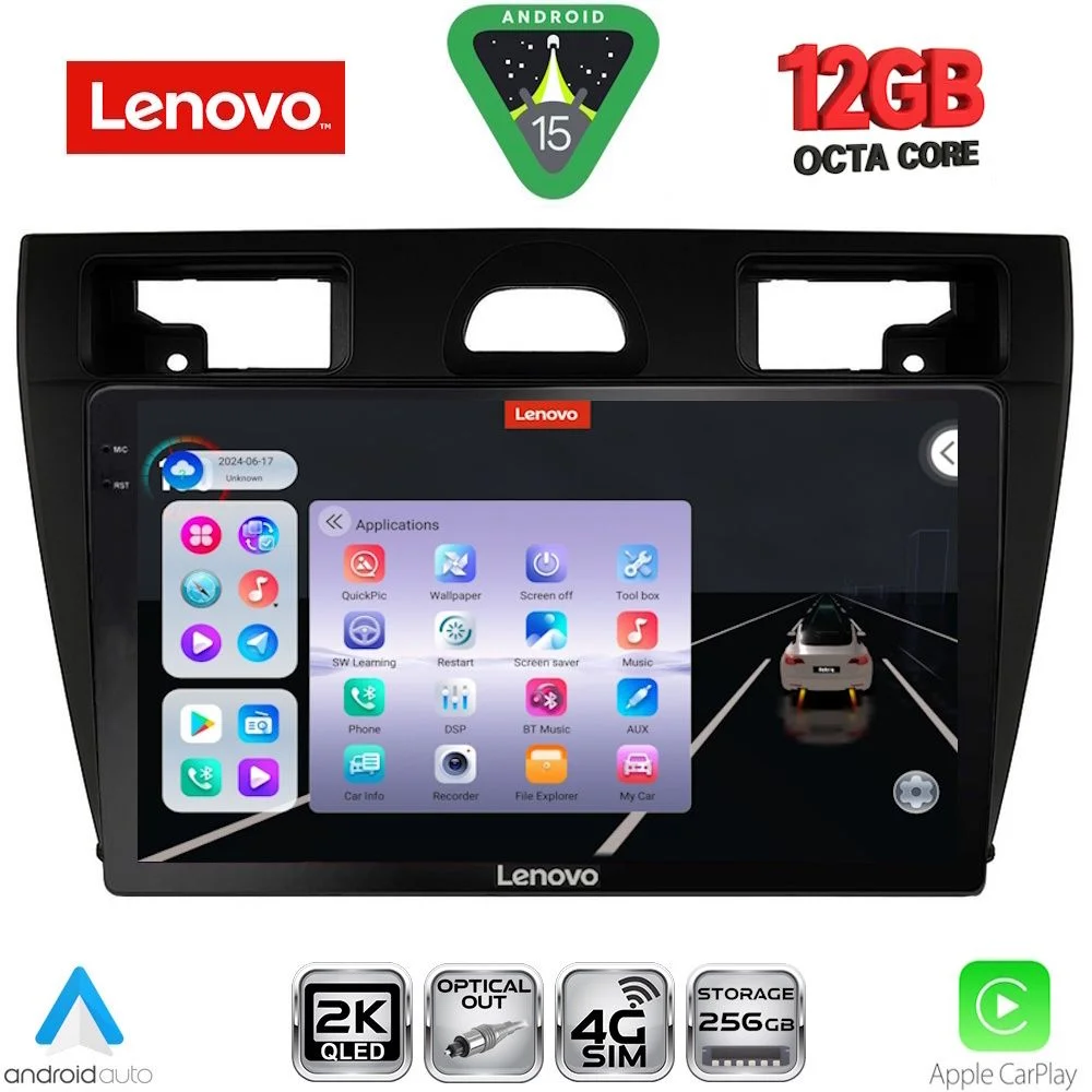 Φωτογραφία προϊόντος: LENOVO SSZ 12153BL_CPA (9inc) MULTIMEDIA TABLET for FORD FIESTA mod. 2005-2008 (BLACK)