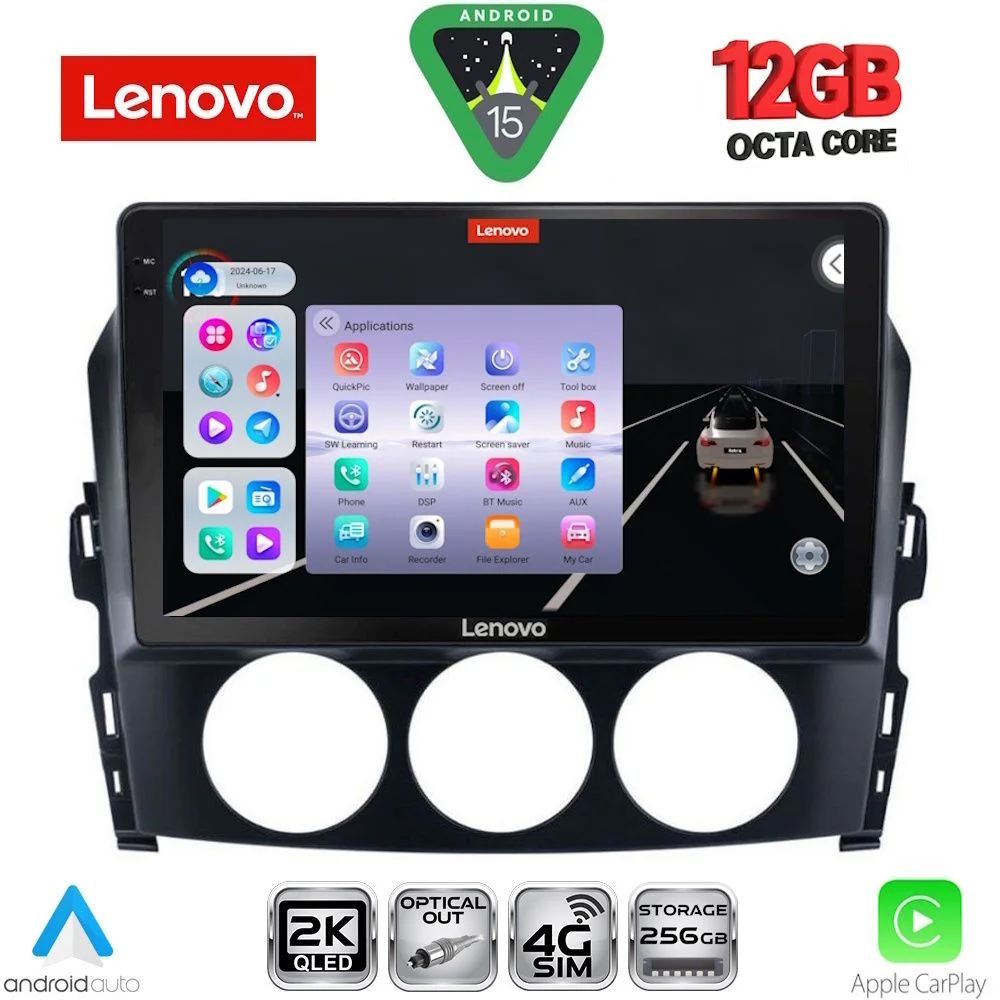 Φωτογραφία προϊόντος: LENOVO SSZ 12392_CPA (9inc) MULTIMEDIA TABLET for MAZDA MX5 mod. 2005-2015