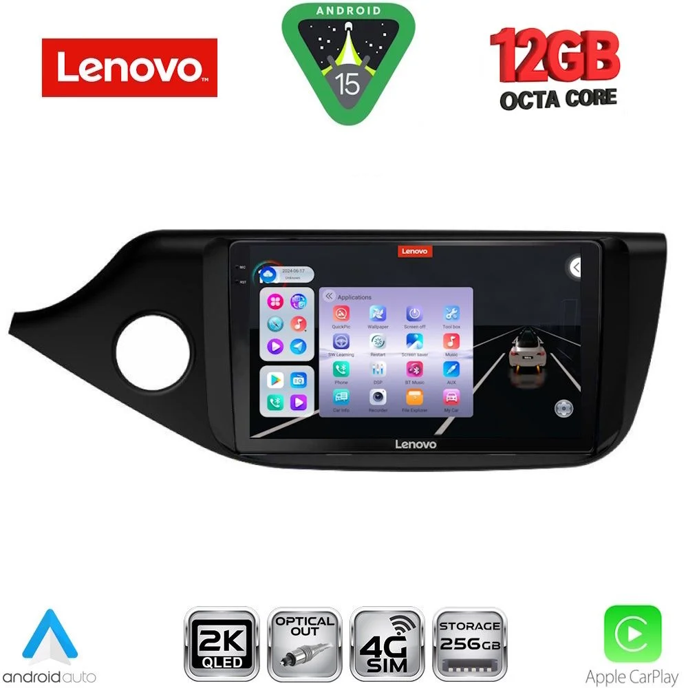 Φωτογραφία προϊόντος: LENOVO SSZ 12302_CPA (9inc) MULTIMEDIA TABLET for KIA CEED mod. 2012-2018