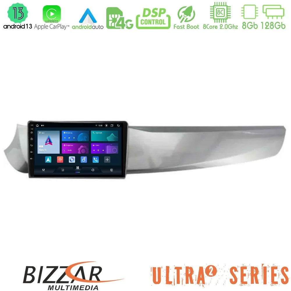 Φωτογραφία προϊόντος: Bizzar ULTRA Series Alfa Romeo Giulietta 2010-2014 8core Android13 8+128GB Navigation Multimedia Tablet 9