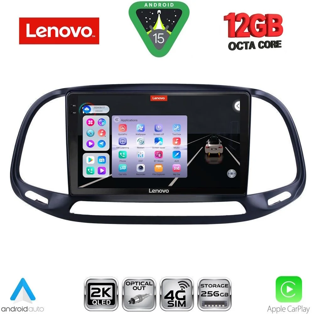 Φωτογραφία προϊόντος: LENOVO SSZ 12138_CPA (9inc) MULTIMEDIA TABLET for FIAT DOBLO – OPEL COMBO mod. 2015-2018