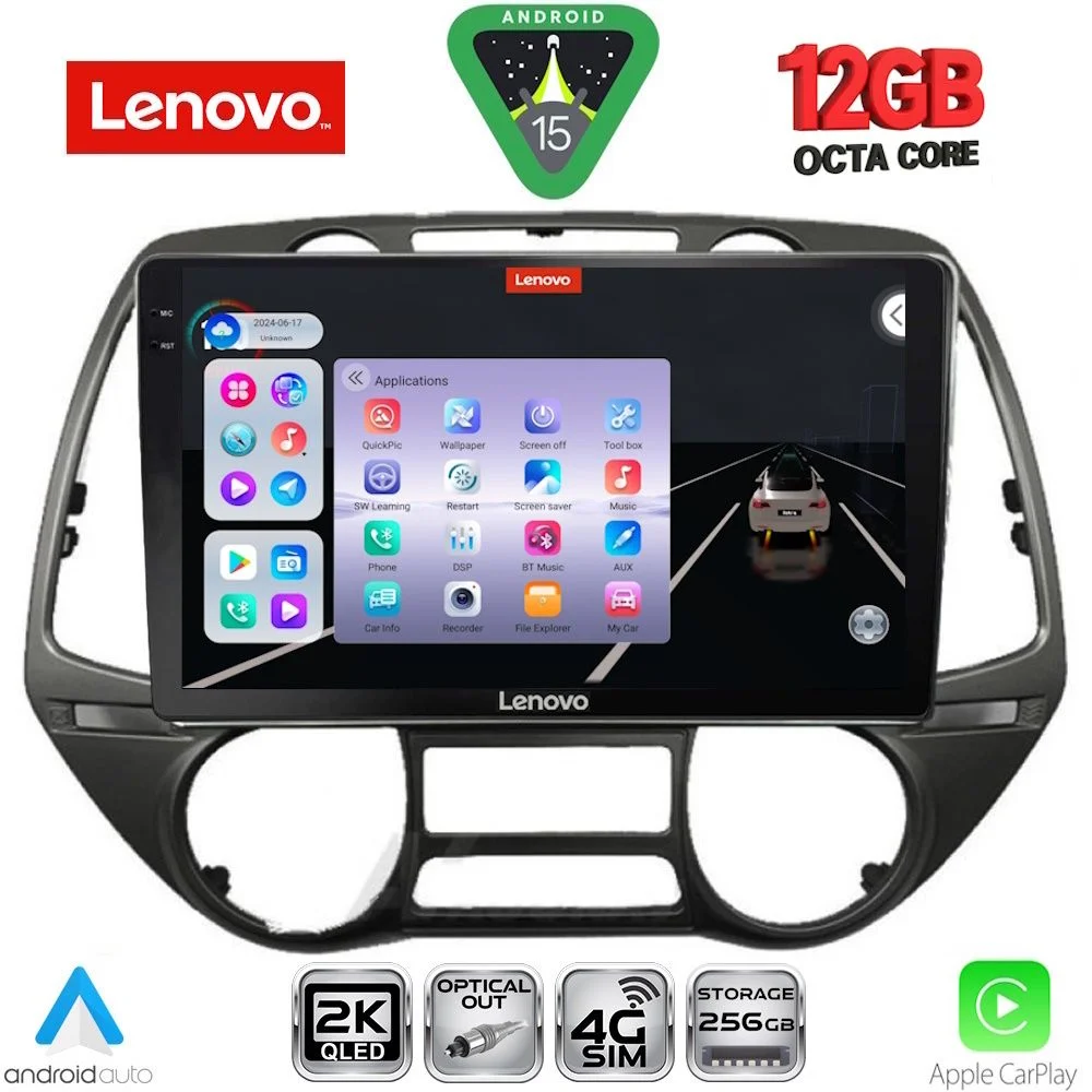 Φωτογραφία προϊόντος: LENOVO SSZ 12226_CPA (9inc) MULTIMEDIA TABLET for HYUNDAI i20 mod. 2008-2014