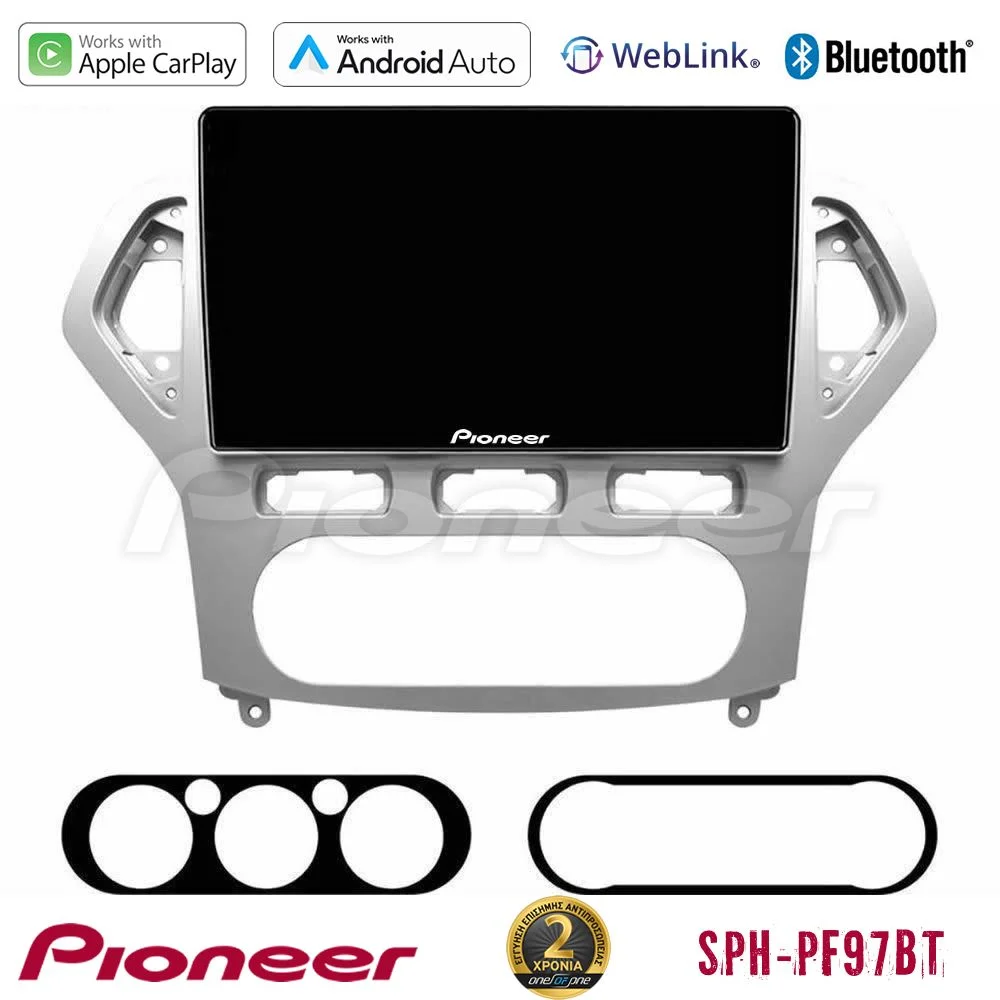 Φωτογραφία προϊόντος: Pioneer SPH-PF97BT Series Ford Mondeo 2007-2010 AUTO A/C Multimedia Station 9 (Tablet Style) Με Carplay & Android Auto