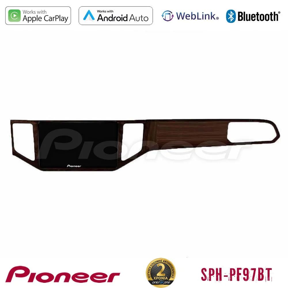 Φωτογραφία προϊόντος: Pioneer SPH-PF97BT Series VW Sportsvan 2014-2020 Multimedia Station 9 (Tablet Style) (Ξύλινη απόχρωση) Με Carplay & Android Auto