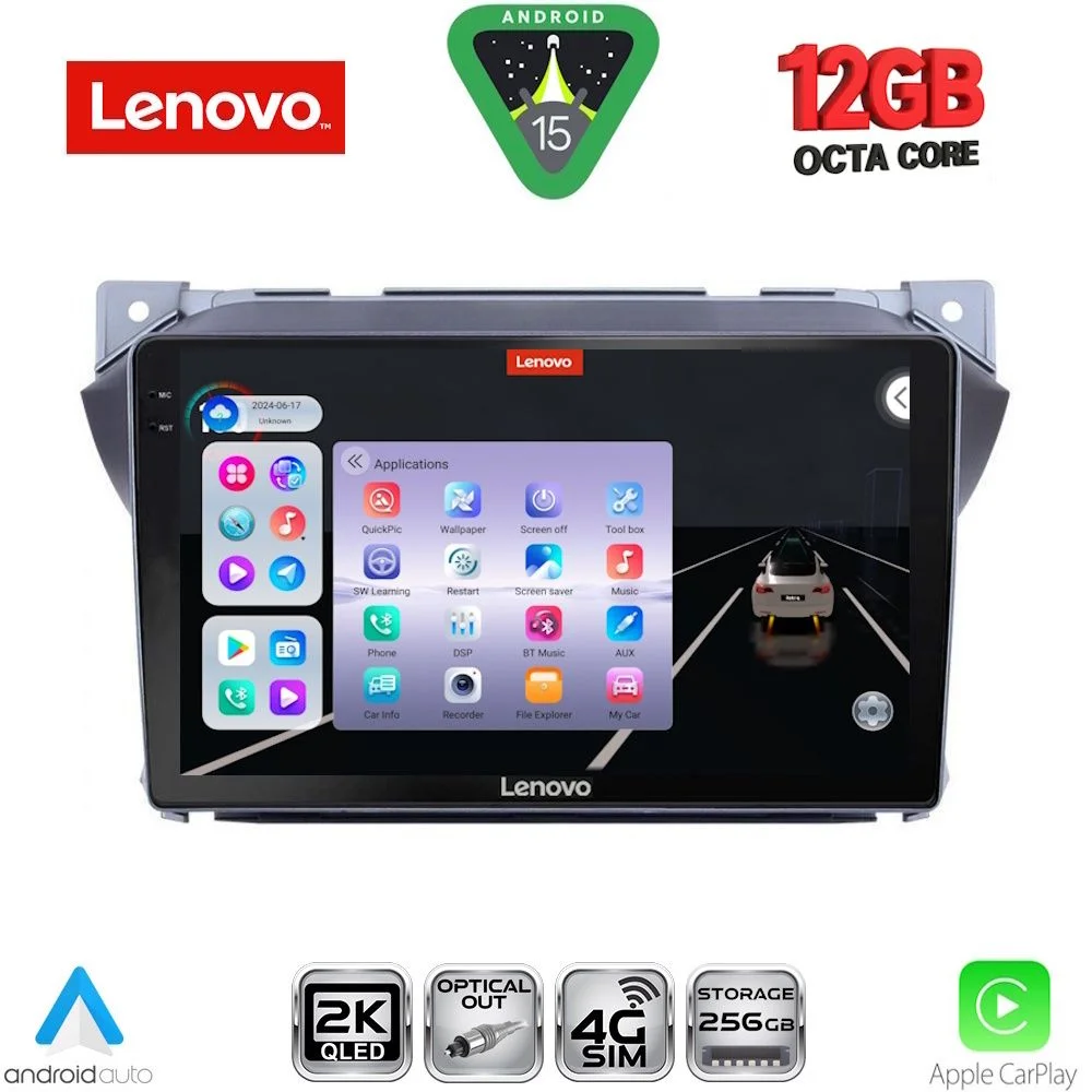 Φωτογραφία προϊόντος: LENOVO SSZ 12670_CPA (9inc) MULTIMEDIA TABLET for SUZUKI ALTO - NISSAN PIXO mod. 2009-2014