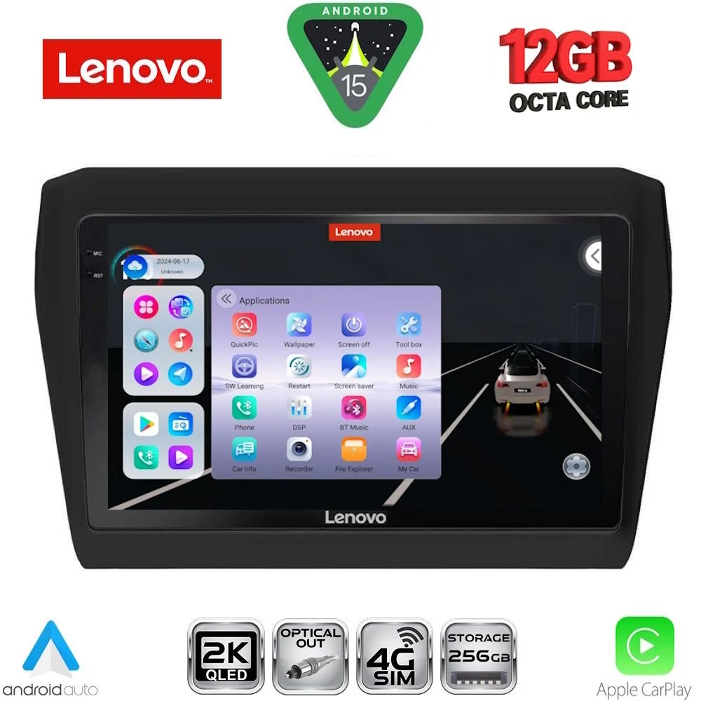Φωτογραφία προϊόντος: LENOVO SSZ 12686_CPA (9inc) MULTIMEDIA TABLET for SUZUKI SWIFT mod. 2017-2026