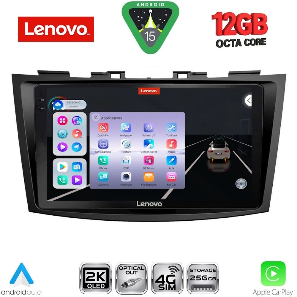 Φωτογραφία προϊόντος: LENOVO SSZ 12685_CPA (9inc) MULTIMEDIA TABLET for SUZUKI SWIFT mod. 2011-2016