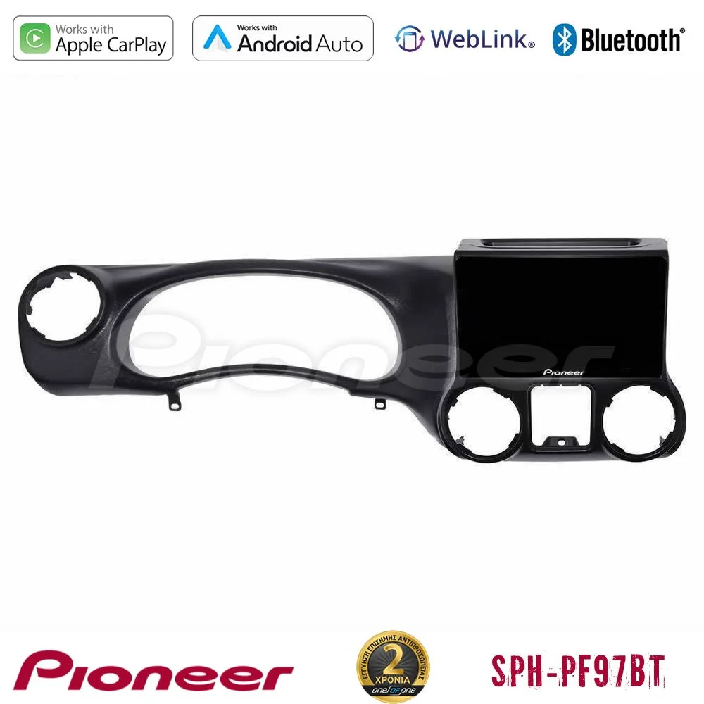 Φωτογραφία προϊόντος: Pioneer SPH-PF97BT Series Jeep Wrangler 2011-2014 Multimedia Station 9 (Tablet Style) Με Carplay & Android Auto