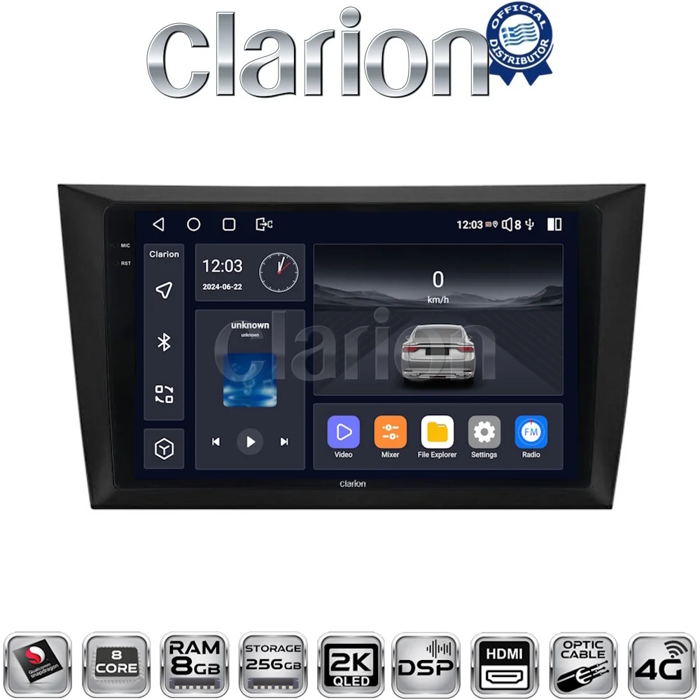 Φωτογραφία προϊόντος: Clarion OEM για VW Golf 6 2008 > 2012 με 8Core 8GB/256GB και 2Κ οθόνη