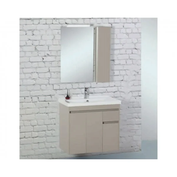 Φωτογραφία προϊόντος: Pro Bagno ΕΡΜΩΝ 921 80x45x73cm Κρεμαστό Έπιπλο Μπάνιου Με Καθρέφτη & Νιπτήρα