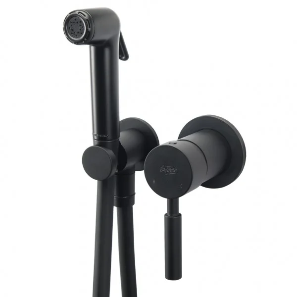 Φωτογραφία προϊόντος: La Torre New Tech 12211-400 Black Matt Flush Mix