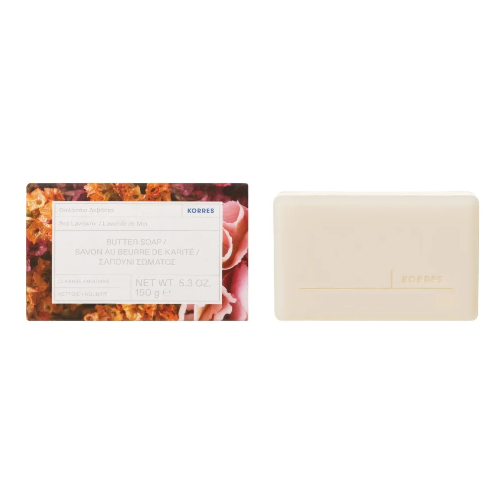 Φωτογραφία προϊόντος: KORRES Butter Soap Sea Lavender - Σαπούνι Σώματος με Θαλάσσια Λεβάντα 150g