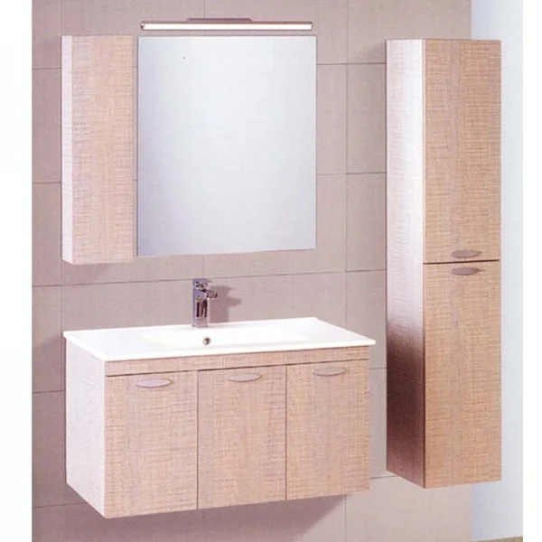 Φωτογραφία προϊόντος: Pro Bagno Σίμων-Simon 655 91x52x46cm Κρεμαστό Έπιπλο Μπάνιου Με Καθρέφτη & Νιπτήρα