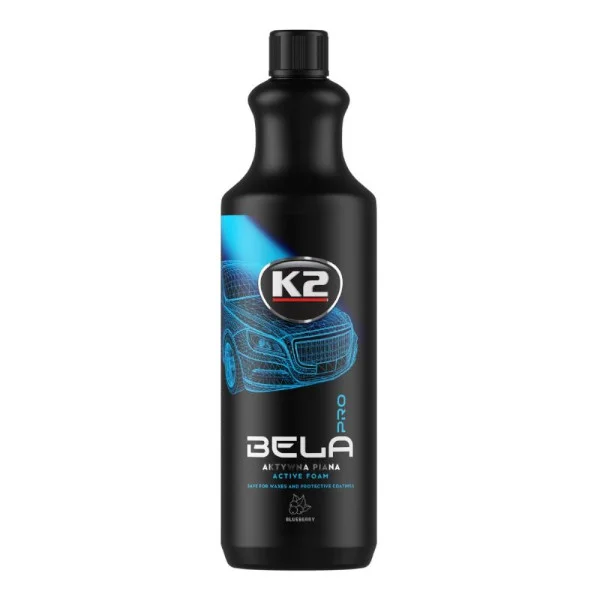 Φωτογραφία προϊόντος: K2 D01011 BELA PRO BLUEBERRY Ενεργός Αφρός Καθαριστικό Αμαξώματος 1L