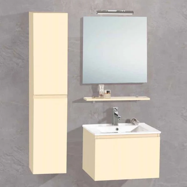 Φωτογραφία προϊόντος: Pro Bagno Σκόπας/Skopas 908 B 60x46x42cm Κρεμαστό Έπιπλο Μπάνιου Με Καθρέφτη & Νιπτήρα