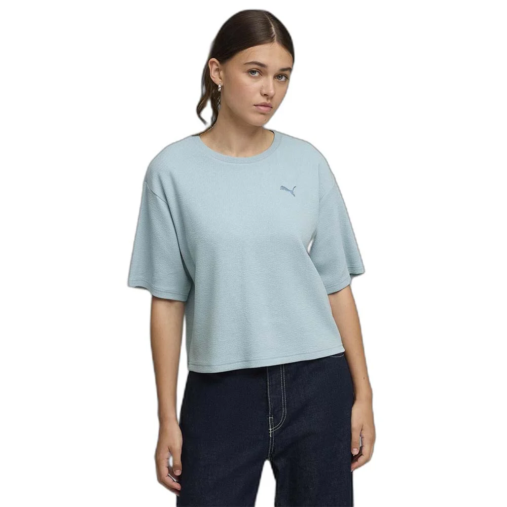 Φωτογραφία προϊόντος: Puma Women's Essentials Elevated Relaxed T-Shirt Σιέλ 691813-47 (Puma)