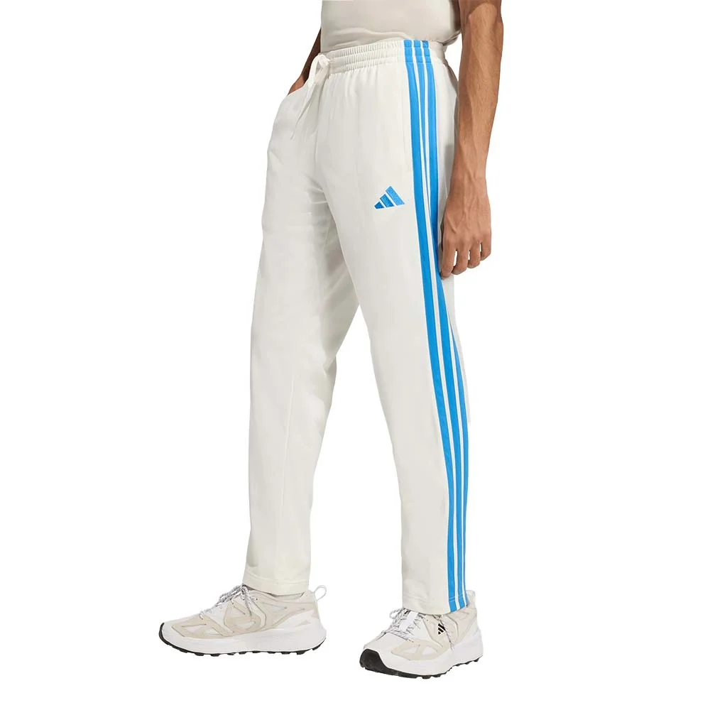 Φωτογραφία προϊόντος: adidas Sportswear Men's 3Stripes Dayready Tricot Open Hem Pants Άσπρο - Μπλε KC1376 (adidas Sportswear)