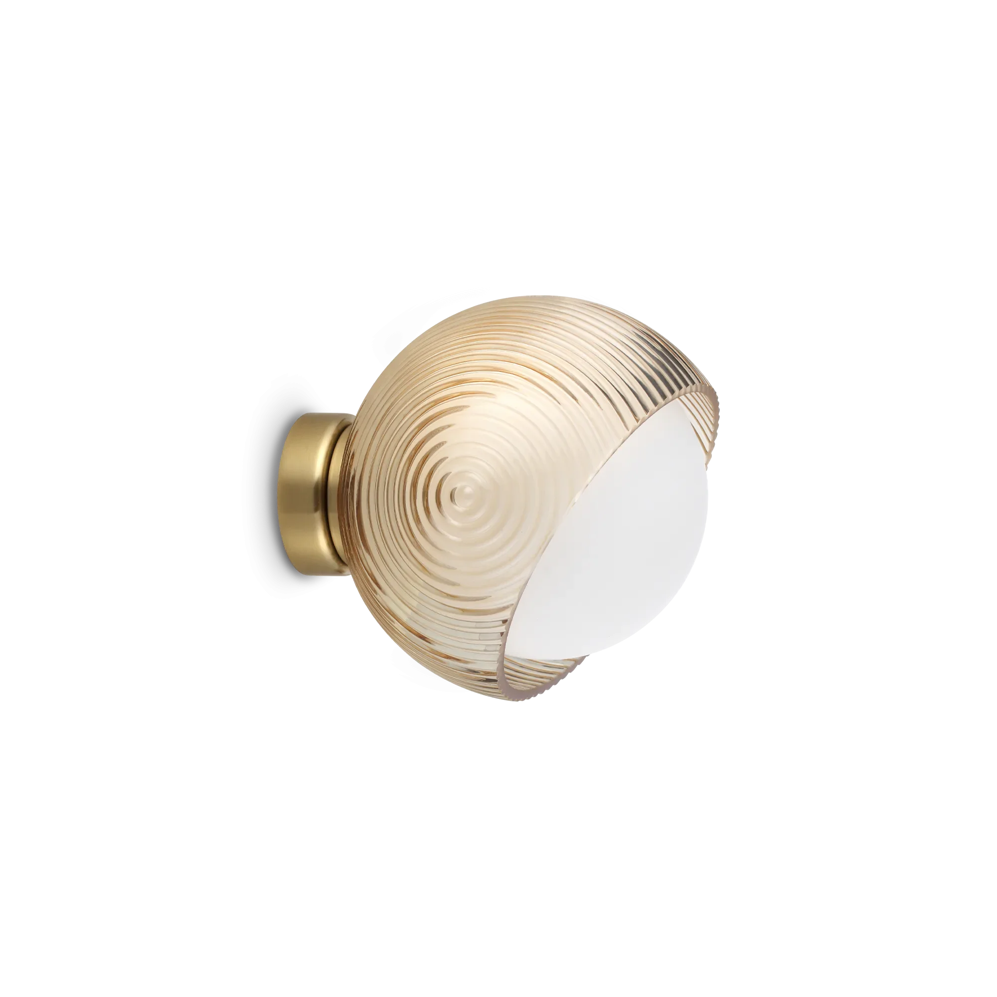 Φωτογραφία προϊόντος: Ideal lux Bloom AP1 D17 Τοίχου Φωτιστικό με Ορειχάλκινο Πλαίσιο