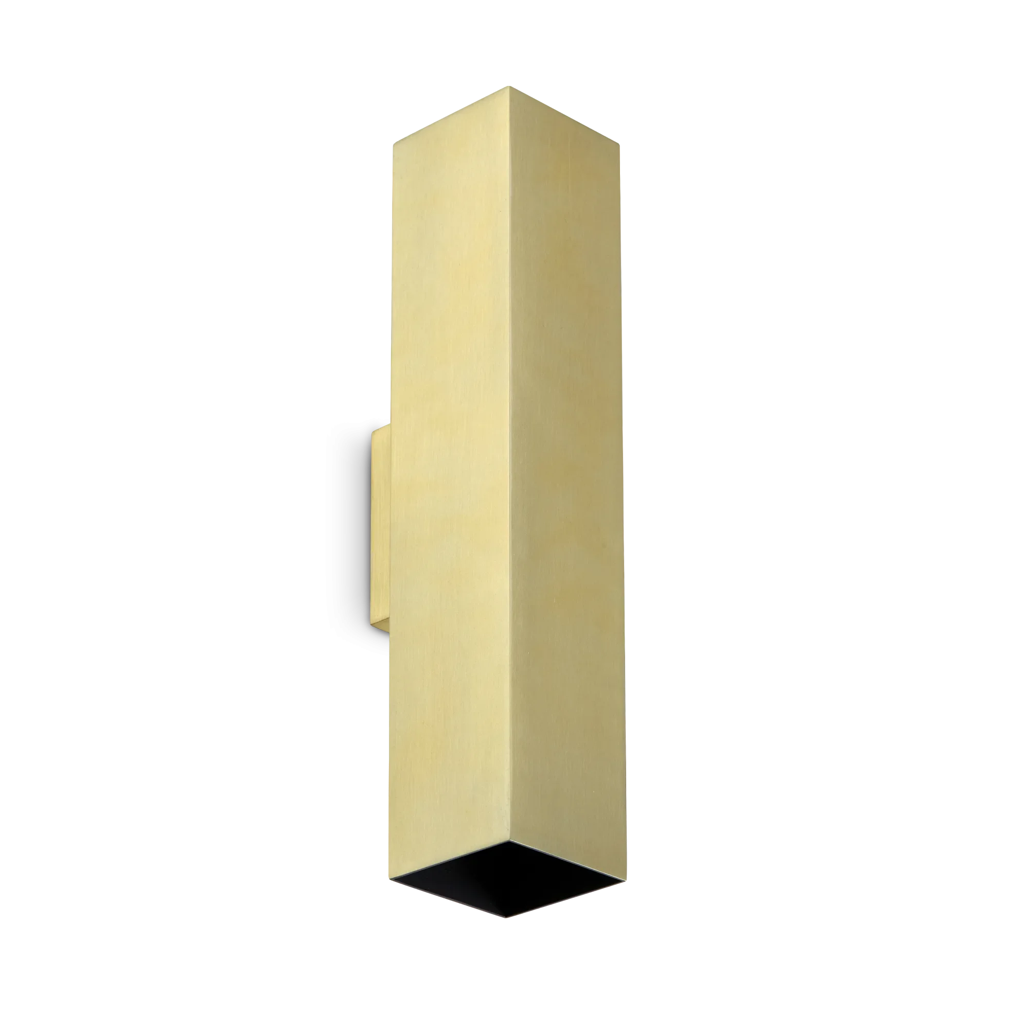 Φωτογραφία προϊόντος: Ideal lux Απλίκα Τοίχου Brass GU10 Διπλή Ψηλή Look AP2 Square D60 H300