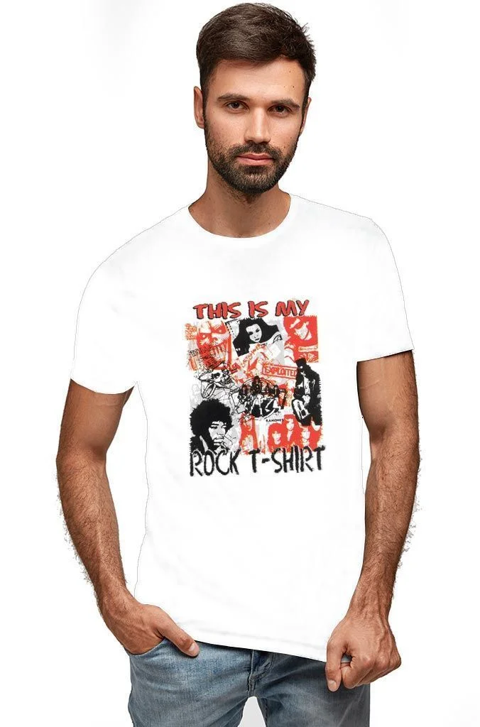Φωτογραφία προϊόντος: Prime T-Shirt Λευκό με σχέδιο Rock 8505-1