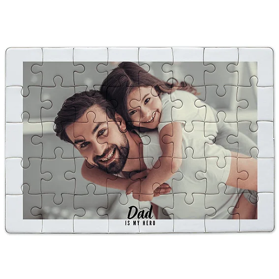 Φωτογραφία προϊόντος: OEM Puzzle Dad is my hero! Οριζόντιο A3
