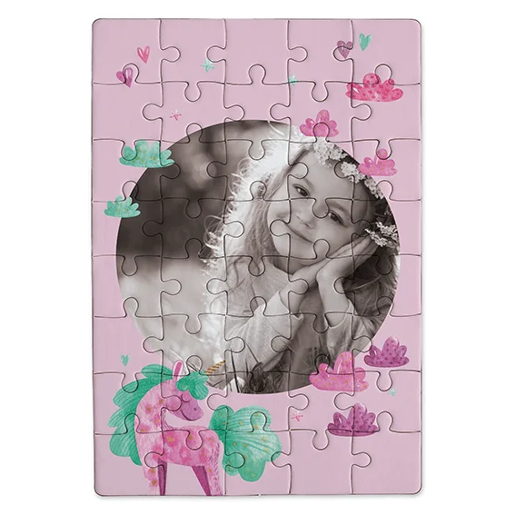 Φωτογραφία προϊόντος: OEM Puzzle Happy Unicorn! Κάθετο A4