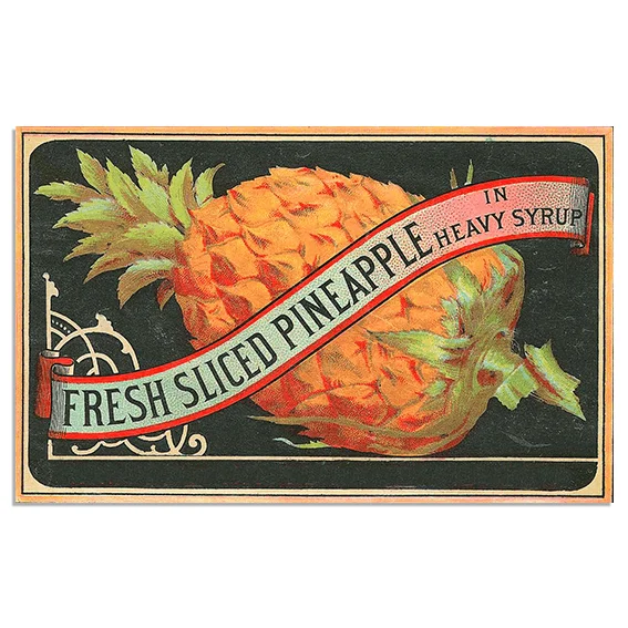 Φωτογραφία προϊόντος: OEM Αφίσα Sliced Pineapple Magic Paper