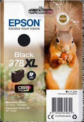 Φωτογραφία προϊόντος: Ink Epson T3791 C13T379140 Black - 11.2ml - C13T37914010