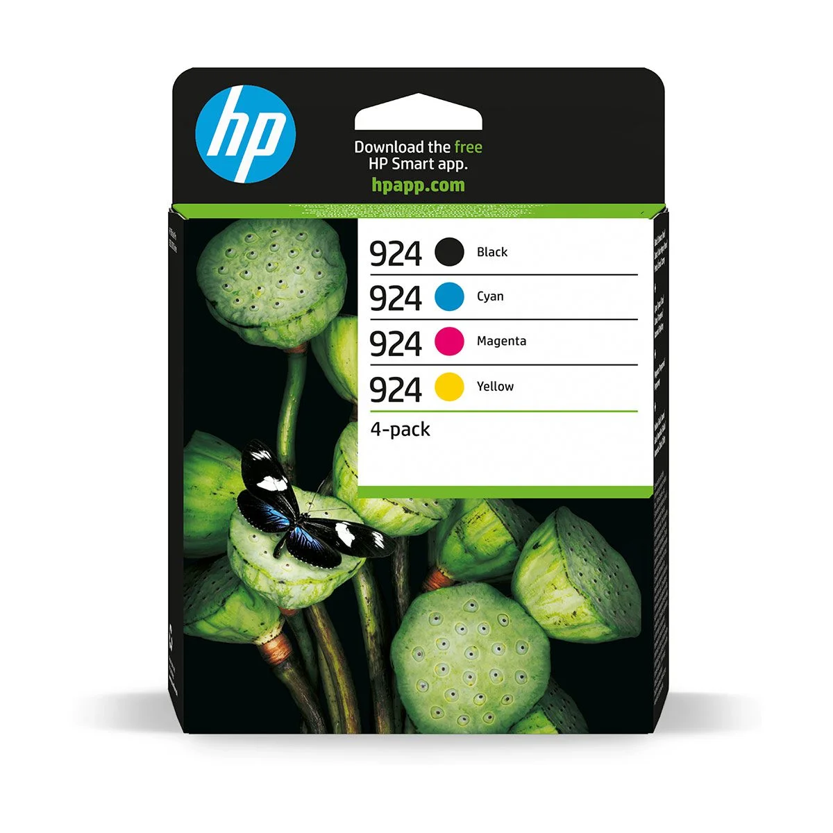 Φωτογραφία προϊόντος: Hewlett Packard HP 924 CMYK Original Ink Cartridge 4-Pack - 6C3Z1NE