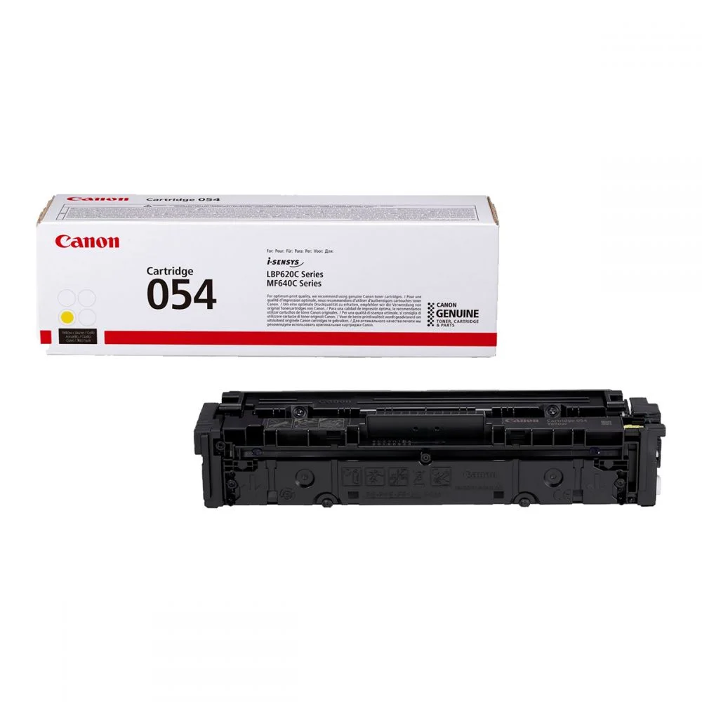 Φωτογραφία προϊόντος: Toner Laser Canon Crtr CRG-054Y Yellow - 1.2K Pgs - 3021C002