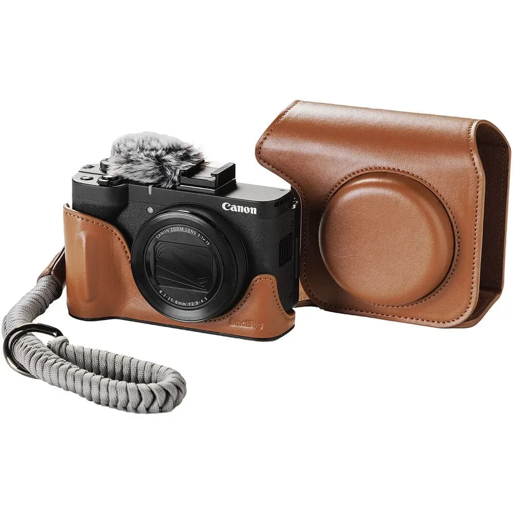 Φωτογραφία προϊόντος: GR SmallRig Leather Case Kit for Canon PowerShot V1 Brown έως 12 άτοκες δόσεις ή 24 δόσεις