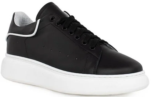 Φωτογραφία προϊόντος: OEM Per La Moda ανδρικό sneaker τύπου alexander mqueen μαύρο REY1K/VIT/U11 Nero