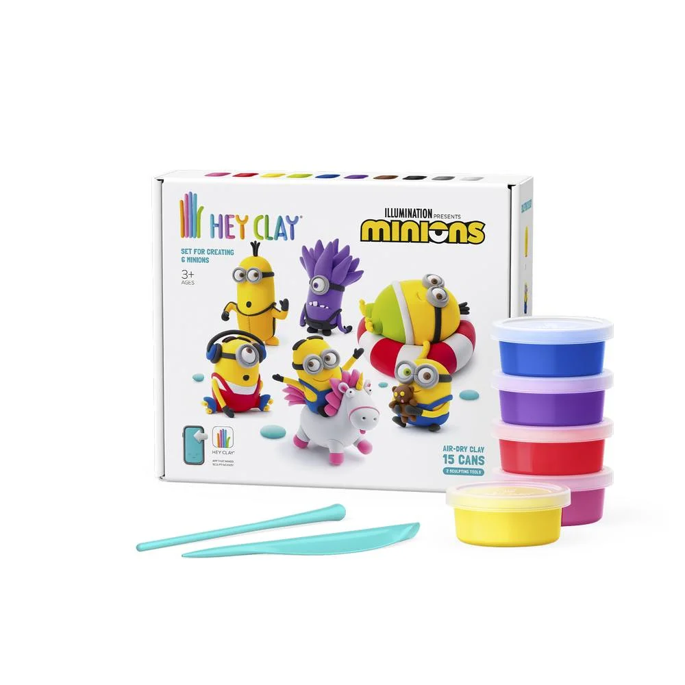 Φωτογραφία προϊόντος: HEY CLAY 15026 MINIONS ΠΟΛΥΧΡΩΜΟΣ ΠΗΛΟΣ 3+ΕΤΩΝ