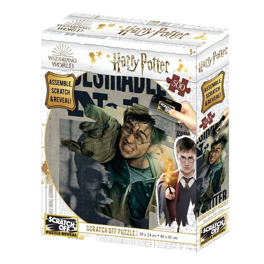 Φωτογραφία προϊόντος: DESYLLAS 37506 SCRATCH PUZZLE HARRY POTTER WANTED 500TMX