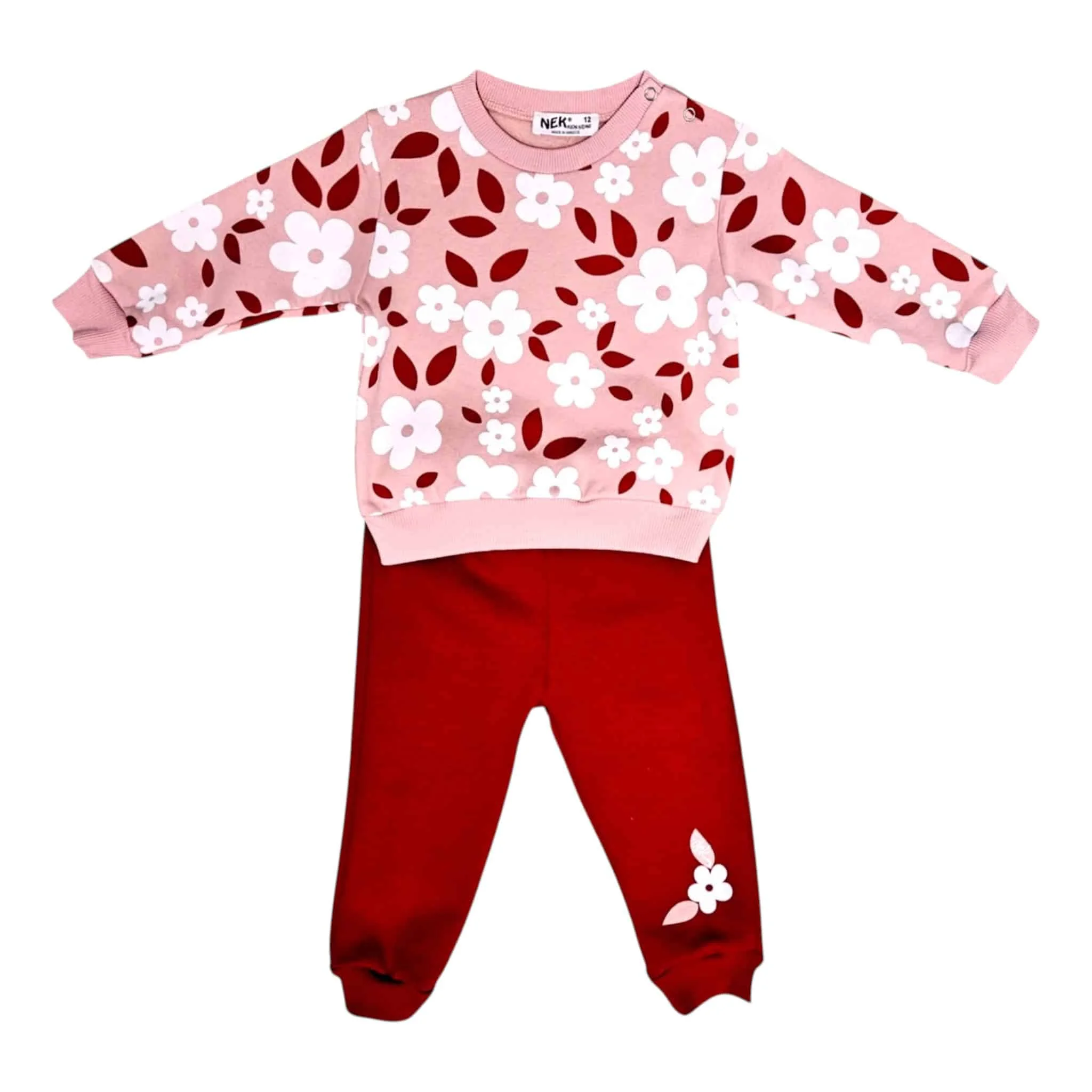 Φωτογραφία προϊόντος: NEK KIDS WEAR 171725 ΒΡΕΦΙΚΟ ΣΕΤ ΓΙΑ ΚΟΡΙΤΣΙ ΠΟΥΔΡΑ ΚΟΚΚΙΝΟ 2ΤΜ ΑΠΟ 0-24 ΜΗΝΩΝ
