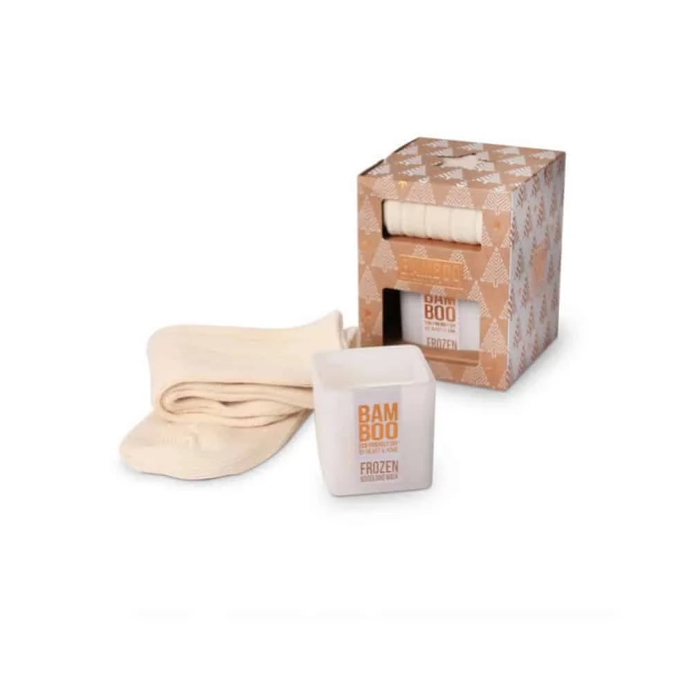 Φωτογραφία προϊόντος: HEART & HOME B01060001 ΣΕΤ ΔΩΡΟΥ ΚΕΡΙ BAMBOO ΚΑΙ ΚΑΛΤΣΕΣ