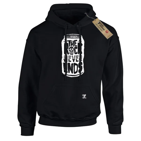 Φωτογραφία προϊόντος: Hoodie φούτερ με κουκούλα Rock Never Ends Takeposition Σε Μαύρο, 907-7752b