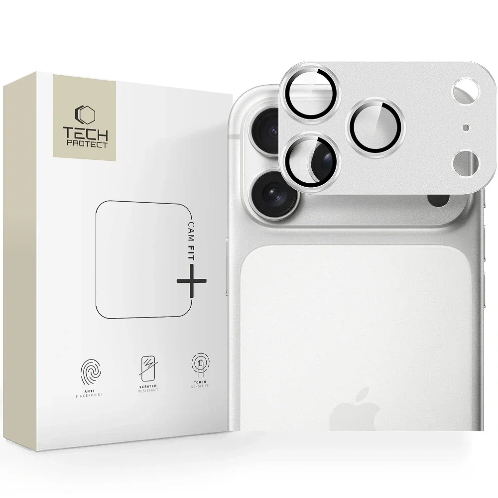 Φωτογραφία προϊόντος: Tech-Protect Camera Cover Camfull Fit+ iPhone 17 Pro Silver
