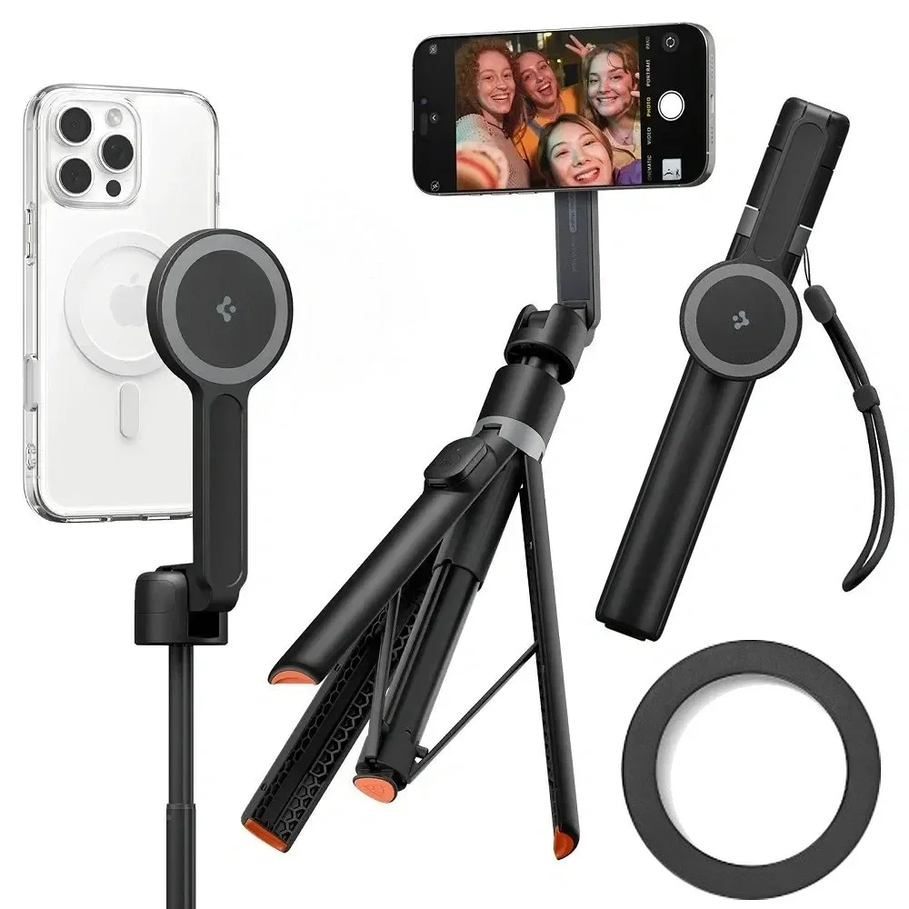 Φωτογραφία προϊόντος: Spigen S581W Magsafe Τρίποδο Κινητού με Bluetooth Selfie Stick Black
