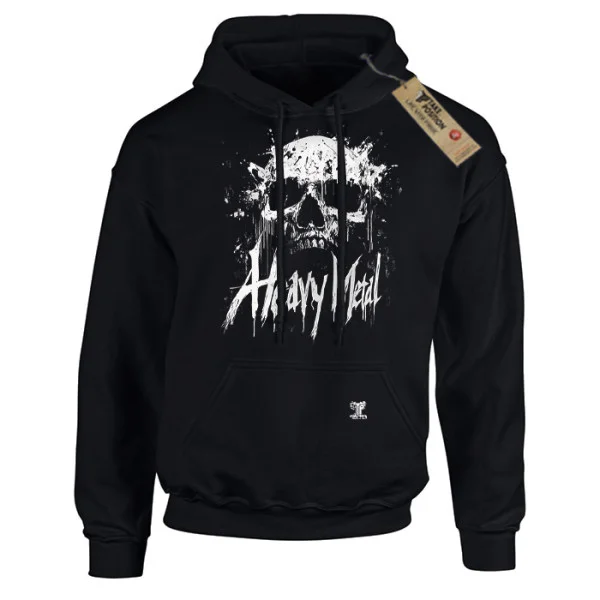Φωτογραφία προϊόντος: Hoodie φούτερ με κουκούλα Heavy Metal Takeposition Σε Μαύρο, 907-7768b