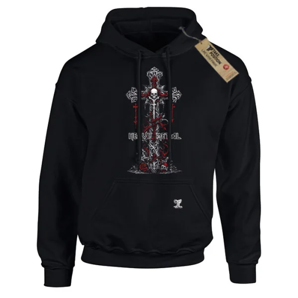 Φωτογραφία προϊόντος: Hoodie φούτερ με κουκούλα Heavy Metal Takeposition Σε Μαύρο, 907-7764b