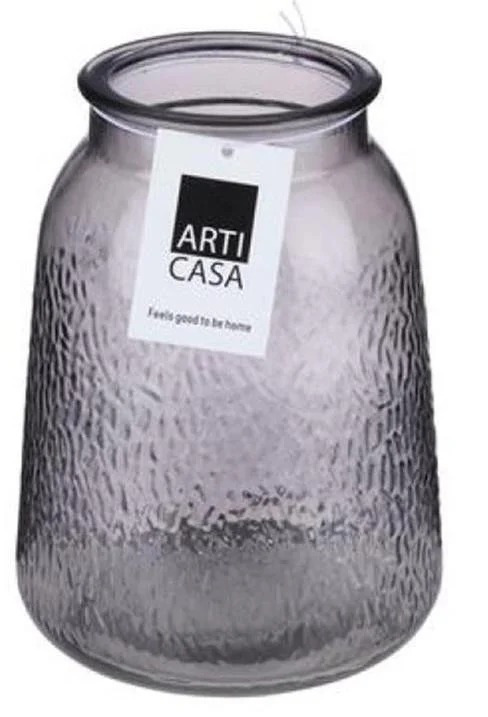 Φωτογραφία προϊόντος: Arti Casa Διακοσμητικό Βάζο Γυάλινο Γκρι Sprinkles 18cm