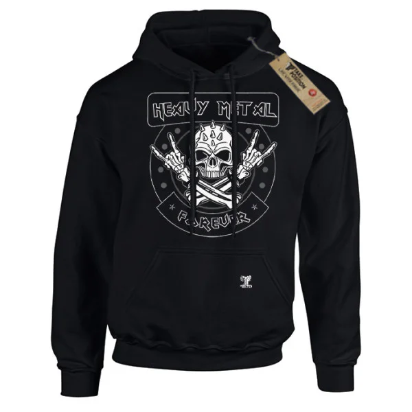 Φωτογραφία προϊόντος: Hoodie φούτερ με κουκούλα Heavy Metal Forever Takeposition Σε Μαύρο, 907-7766b