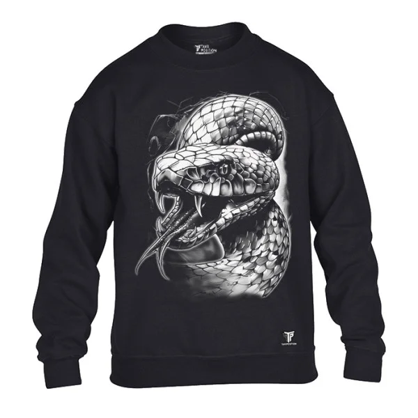 Φωτογραφία προϊόντος: BIG PRINT Παιδικό Φούτερ Takeposition Snake Attack – Μαύρο, 810‑6004
