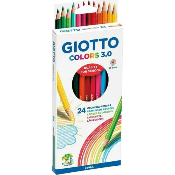 Φωτογραφία προϊόντος: Diakakis GIOTTO ΞΥΛΟΜΠΟΓΙΕΣ COLORS 3.0 24ΤΕΜ 276700