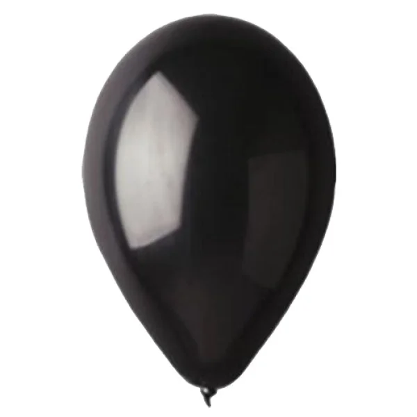Φωτογραφία προϊόντος: Maskarata 100τεμ μπαλόνιa latex 30cm μαύρα n.90, Swan, m8005-may