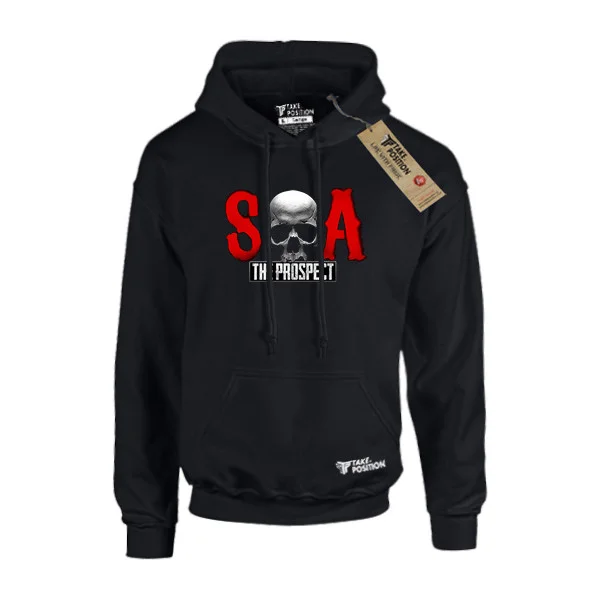 Φωτογραφία προϊόντος: Hoodie φούτερ με κουκούλα Takeposition Sons Of Anarchy Logo, Μαύρο/ MEDIUM, 907-9071-prosf