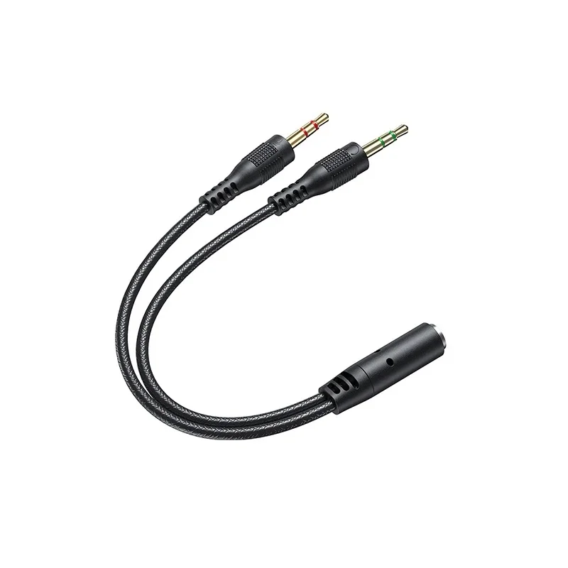 Φωτογραφία προϊόντος: Αντάπτορας Female 3.5mm Jack σε Male Audio + Microphone Jack 3.5mm - AUX-002 - AWEI - 888124