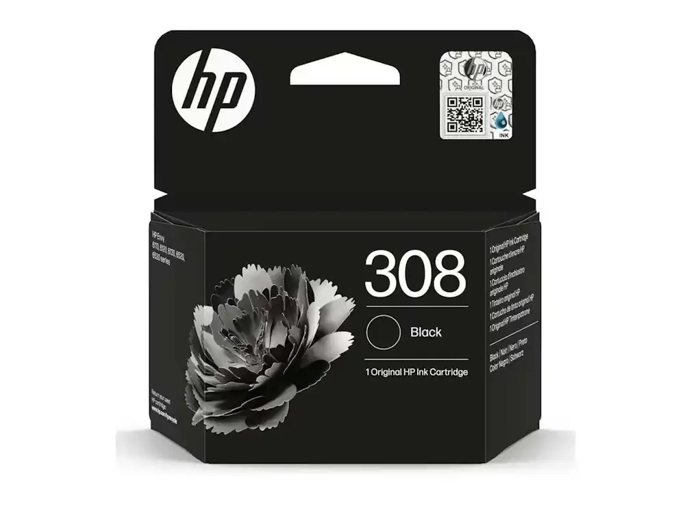 Φωτογραφία προϊόντος: HP Μελάνι Inkjet No.308 Black (7FP21UE)