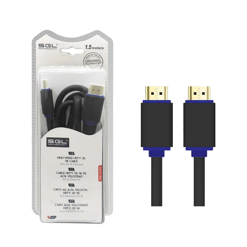Φωτογραφία προϊόντος: SGL Καλώδιο HDMI - 1592 - Male/Male - 1.5m - 094700